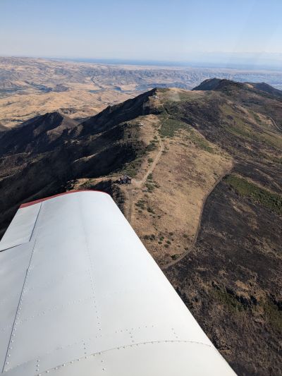 Flying the Pazmany over Idaho